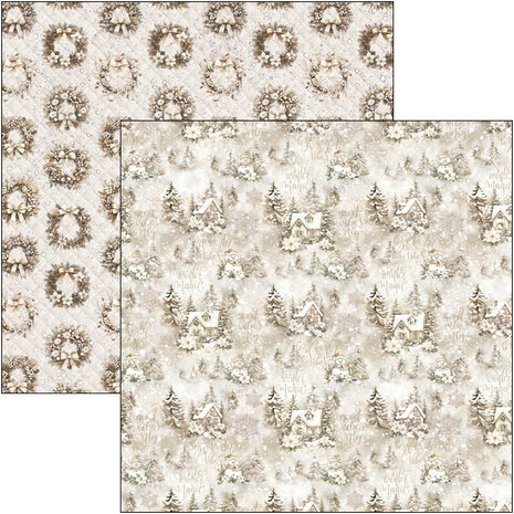 Ciao Bella Winter Season 8x8 Inch Paper Pad (12pcs) (CBH088) Ciao Bella Winter Season 8x8 Inch Paper Pad (12pcs) (CBH088)