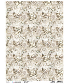 Ciao Bella Winter Season A3 Rice Paper Home Sweet Home (3pcs) (CBRM145)