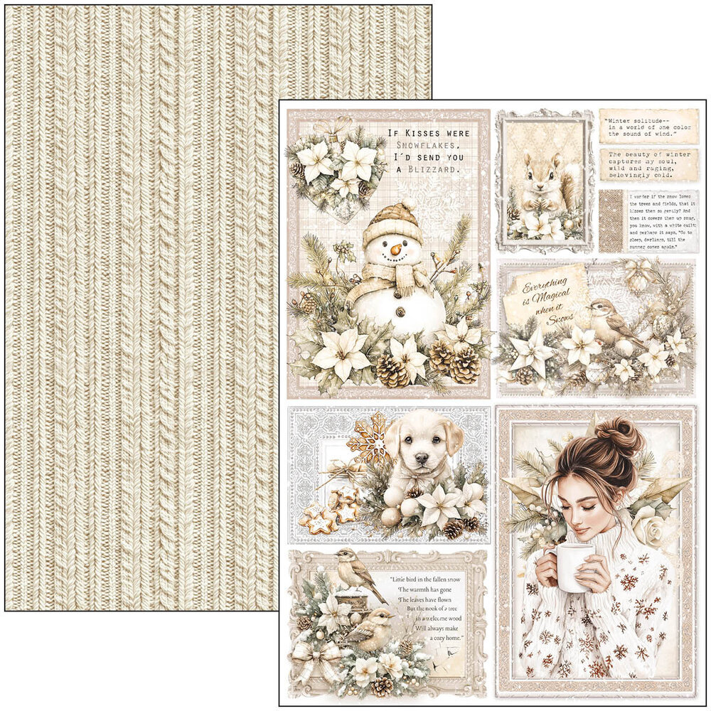 Ciao Bella Winter Season A4 Creative Pad (9pcs) (CBCL088)