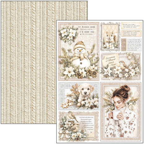 Ciao Bella Winter Season A4 Creative Pad (9pcs) (CBCL088)