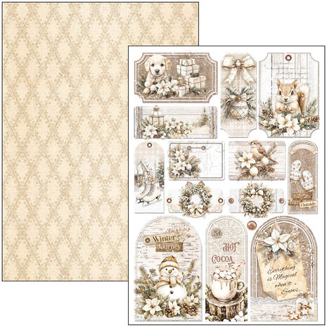 Ciao Bella Winter Season A4 Creative Pad (9pcs) (CBCL088)