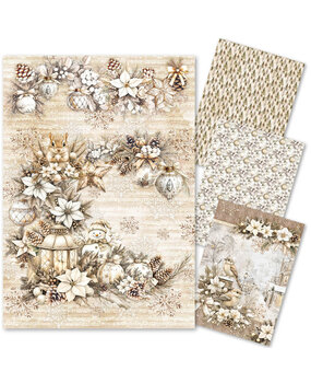 Ciao Bella Winter Season A4 Rice Paper Mixed (4pcs) (CBRA004)
