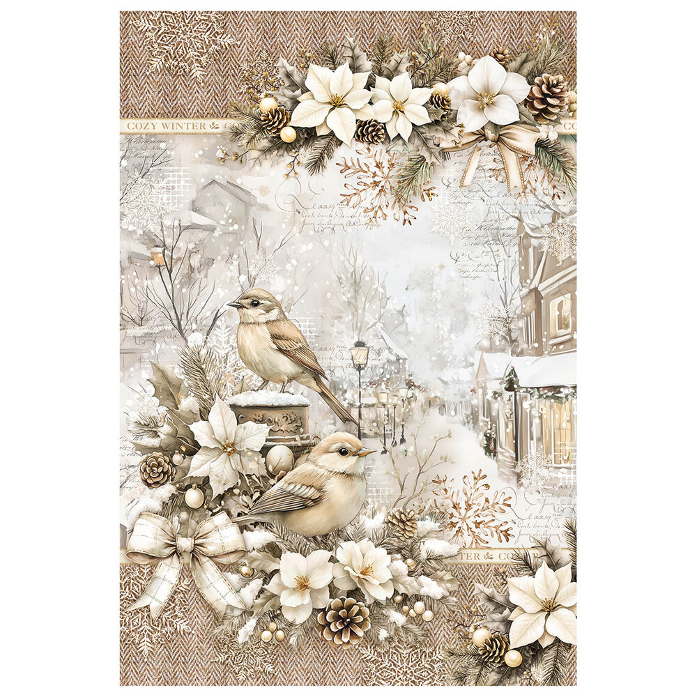 Ciao Bella Winter Season A4 Rice Paper Mixed (4pcs) (CBRA004) Ciao Bella Winter Season A4 Rice Paper Mixed (4pcs) (CBRA004)