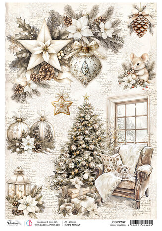 Ciao Bella Winter Season A4 Rice Paper Small Wonders (5pcs) (CBRP557) Ciao Bella Winter Season A4 Rice Paper Small Wonders (5pcs) (CBRP557)