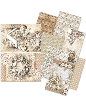 Ciao Bella Winter Season A5 Rice Paper Mixed (8pcs) (CBRS022)