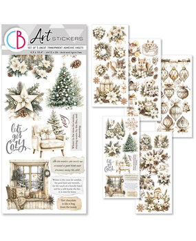 Ciao Bella Winter Season Transparent Adhesive Sheets (5pcs) (CBI004)