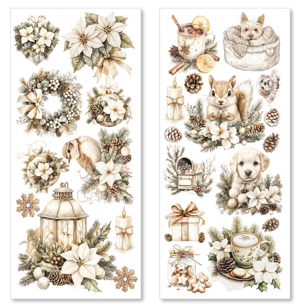 Ciao Bella Winter Season Transparent Adhesive Sheets (5pcs) (CBI004)