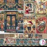 Ciao Bella Toy Shop 12x12 Inch Paper Pad (12pcs) (CBPM089)