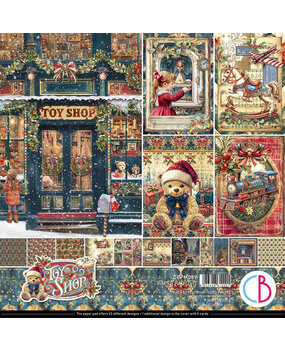 Ciao Bella Toy Shop 12x12 Inch Paper Pad (12pcs) (CBPM089)