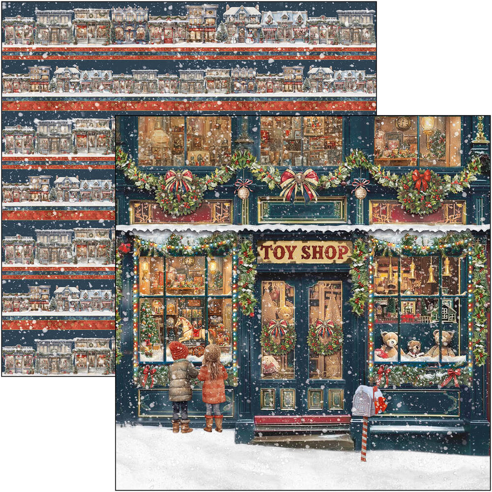 Ciao Bella Toy Shop 12x12 Inch Paper Pad (12pcs) (CBPM089)