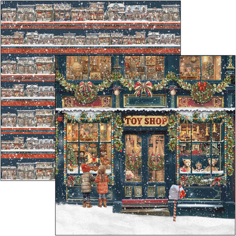 Ciao Bella Toy Shop 12x12 Inch Paper Pad (12pcs) (CBPM089)