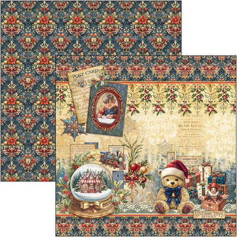 Ciao Bella Toy Shop 12x12 Inch Paper Pad (12pcs) (CBPM089)