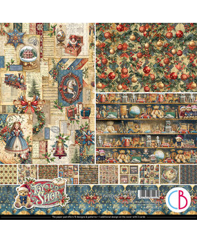 Ciao Bella Toy Shop 12x12 Inch Patterns Pad (8pcs) (CBT089)