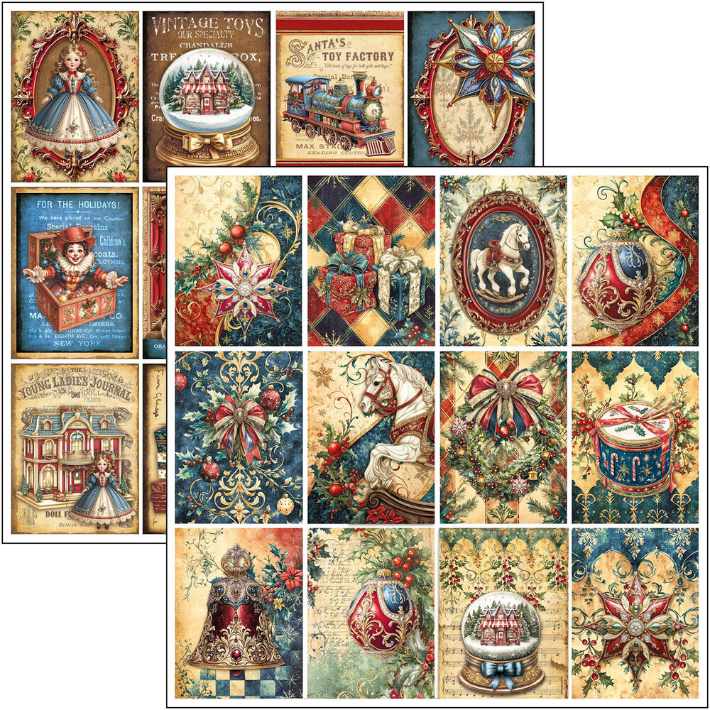 Ciao Bella Toy Shop 12x12 Inch Patterns Pad (8pcs) (CBT089) Ciao Bella Toy Shop 12x12 Inch Patterns Pad (8pcs) (CBT089)