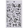 Ciao Bella Toy Shop 5x8 Inch Stencil Mix Triple Layer Set (MSX002) Ciao Bella Toy Shop 5x8 Inch Stencil Mix Triple Layer Set (MSX002)