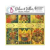 Ciao Bella Toy Shop 6x6 Inch Deluxe Paper Gold & Vellum Dual Pack Mixed (6pcs) (CBXQ002)