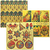 Ciao Bella Toy Shop 6x6 Inch Deluxe Paper Gold & Vellum Dual Pack Mixed (6pcs) (CBXQ002) Ciao Bella Toy Shop 6x6 Inch Deluxe Paper Gold & Vellum Dual Pack Mixed (6pcs) (CBXQ002)