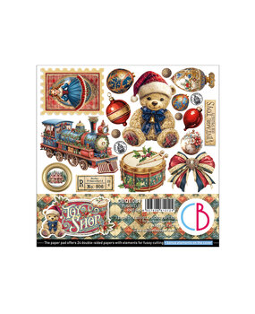 Ciao Bella Toy Shop 6x6 Inch Fussy Cut Pad (24pcs) (CBQE089)