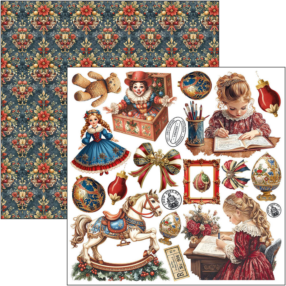 Ciao Bella Toy Shop 6x6 Inch Fussy Cut Pad (24pcs) (CBQE089) Ciao Bella Toy Shop 6x6 Inch Fussy Cut Pad (24pcs) (CBQE089)