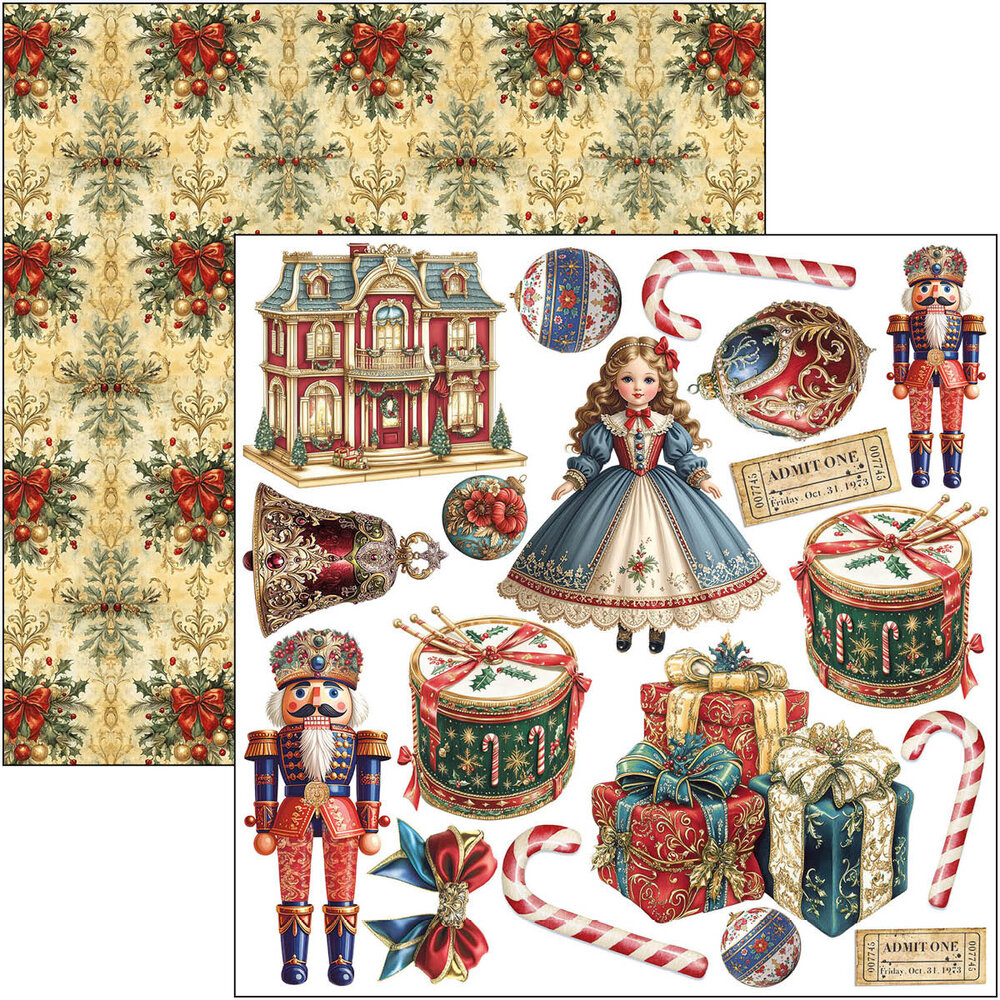 Ciao Bella Toy Shop 6x6 Inch Fussy Cut Pad (24pcs) (CBQE089) Ciao Bella Toy Shop 6x6 Inch Fussy Cut Pad (24pcs) (CBQE089)