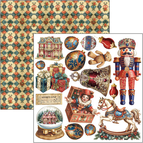 Ciao Bella Toy Shop 6x6 Inch Fussy Cut Pad (24pcs) (CBQE089) Ciao Bella Toy Shop 6x6 Inch Fussy Cut Pad (24pcs) (CBQE089)