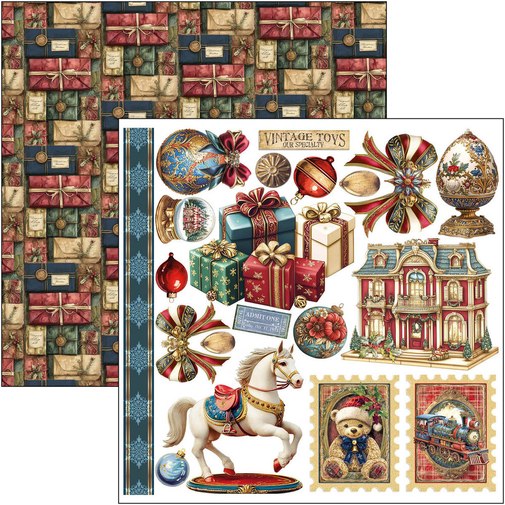 Ciao Bella Toy Shop 6x6 Inch Fussy Cut Pad (24pcs) (CBQE089) Ciao Bella Toy Shop 6x6 Inch Fussy Cut Pad (24pcs) (CBQE089)