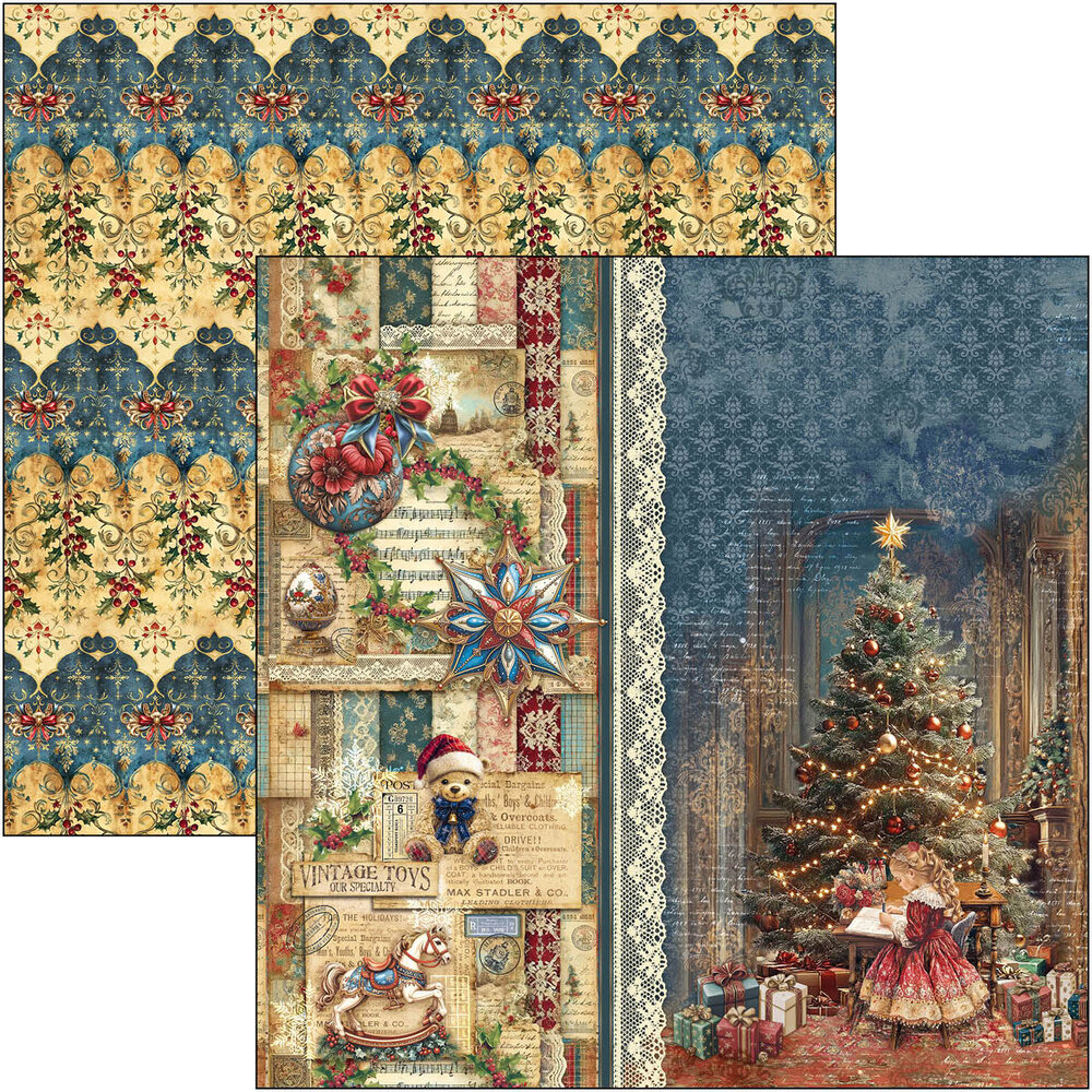 Ciao Bella Toy Shop 8x8 Inch Paper Pad (12pcs) (CBH089)