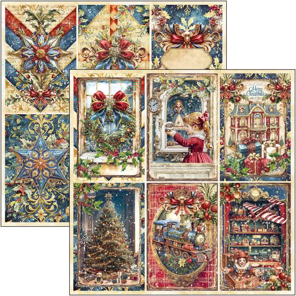 Ciao Bella Toy Shop 8x8 Inch Paper Pad (12pcs) (CBH089)