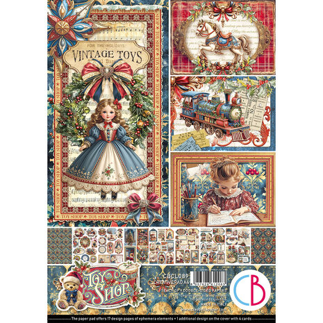 Ciao Bella Toy Shop A4 Creative Pad (9pcs) (CBCL089) Ciao Bella Toy Shop A4 Creative Pad (9pcs) (CBCL089)