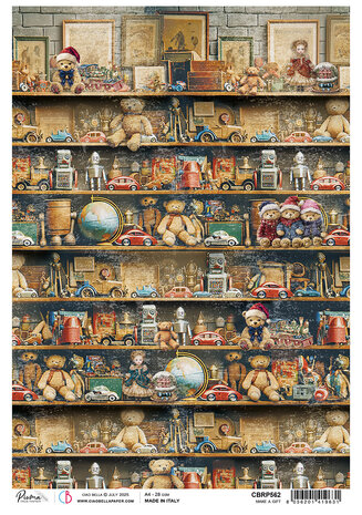 Ciao Bella Toy Shop A4 Rice Paper Make a Gift (5pcs) (CBRP562) Ciao Bella Toy Shop A4 Rice Paper Make a Gift (5pcs) (CBRP562)