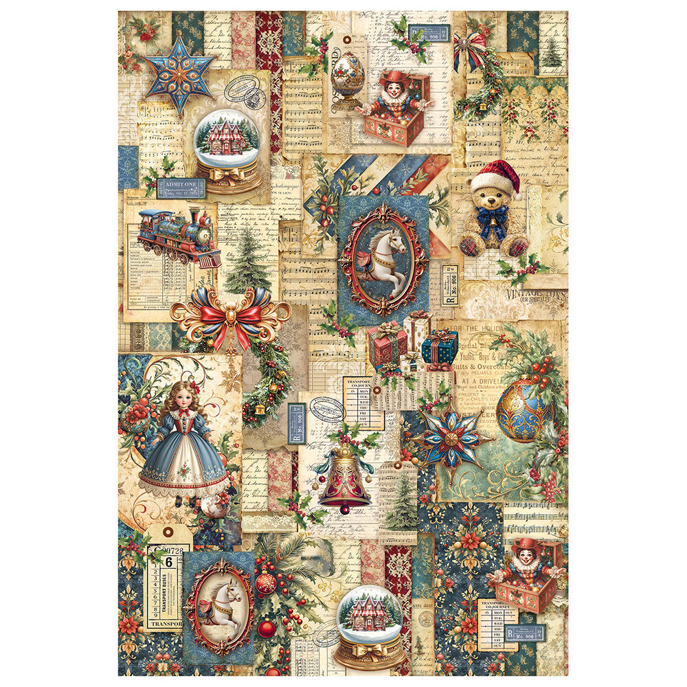 Ciao Bella Toy Shop A4 Rice Paper Mixed (4pcs) (CBRA005) Ciao Bella Toy Shop A4 Rice Paper Mixed (4pcs) (CBRA005)