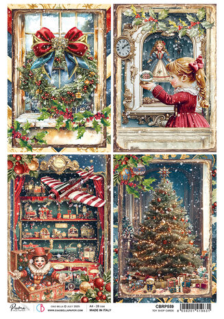 Ciao Bella Toy Shop A4 Rice Paper Toy Shop Cards (5pcs) (CBRP559)