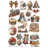 Ciao Bella Toy Shop A4 Rice Paper Vintage Toys (5pcs) (CBRP561)