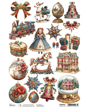 Ciao Bella Toy Shop A4 Rice Paper Vintage Toys (5pcs) (CBRP561)