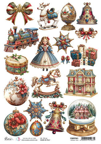 Ciao Bella Toy Shop A4 Rice Paper Vintage Toys (5pcs) (CBRP561) Ciao Bella Toy Shop A4 Rice Paper Vintage Toys (5pcs) (CBRP561)