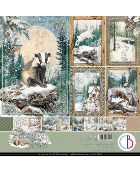 Ciao Bella Forest Tales 12x12 Inch Paper Pad (12pcs) (CBPM090)
