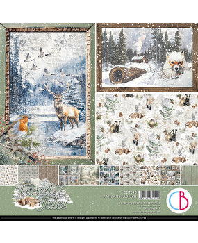 Ciao Bella Forest Tales 12x12 Inch Patterns Pad (8pcs) (CBT090)