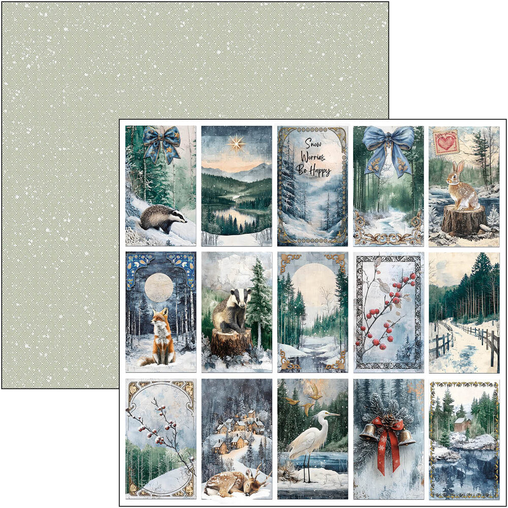 Ciao Bella Forest Tales 12x12 Inch Patterns Pad (8pcs) (CBT090) Ciao Bella Forest Tales 12x12 Inch Patterns Pad (8pcs) (CBT090)