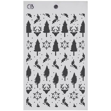 Ciao Bella Forest Tales 5x8 Inch Stencil Mix Triple Layer Set (MSX003) Ciao Bella Forest Tales 5x8 Inch Stencil Mix Triple Layer Set (MSX003)