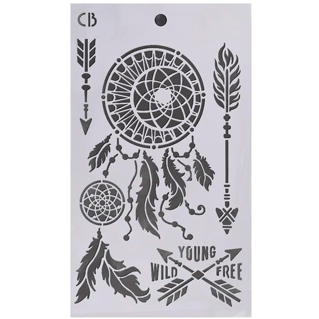 Ciao Bella Forest Tales 5x8 Inch Stencil Mix Triple Layer Set (MSX003) Ciao Bella Forest Tales 5x8 Inch Stencil Mix Triple Layer Set (MSX003)