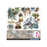Ciao Bella Forest Tales 6x6 Inch Fussy Cut Pad (24pcs) (CBQE090)