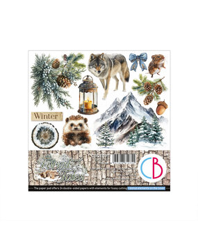 Ciao Bella Forest Tales 6x6 Inch Fussy Cut Pad (24pcs) (CBQE090)
