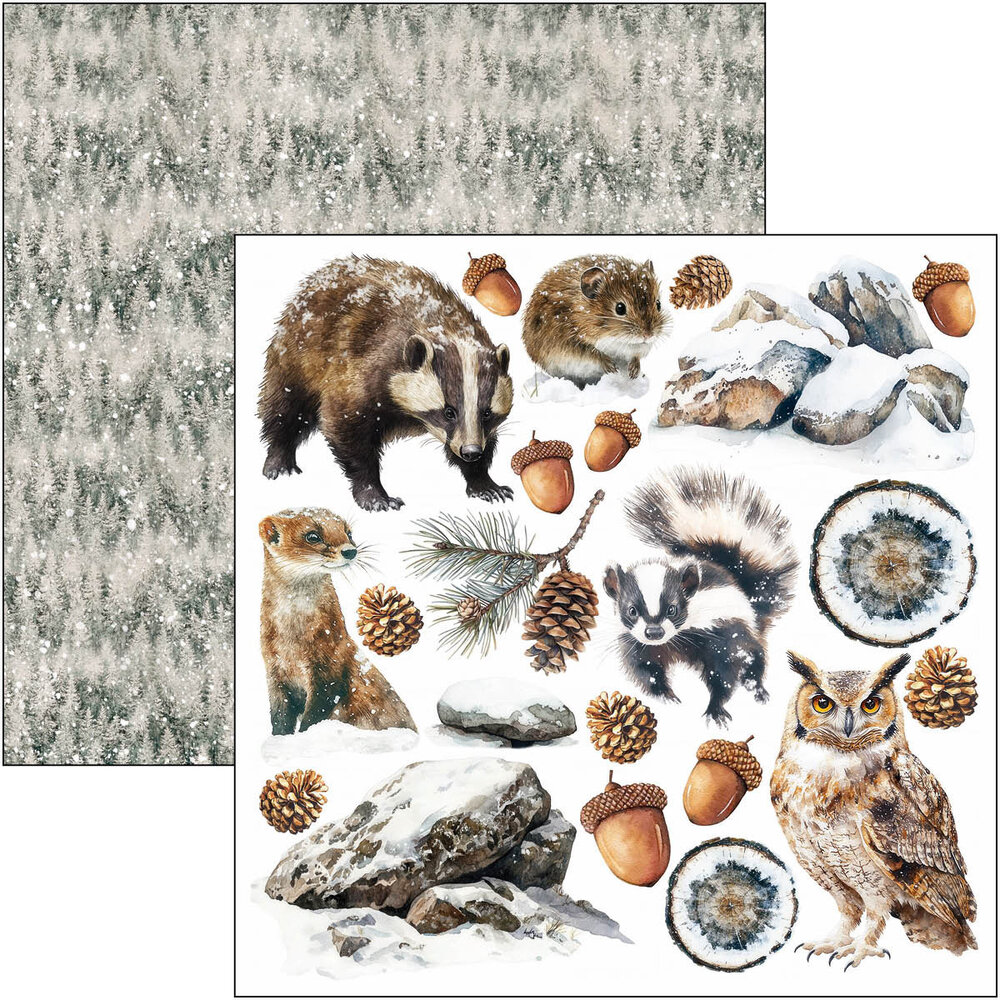 Ciao Bella Forest Tales 6x6 Inch Fussy Cut Pad (24pcs) (CBQE090) Ciao Bella Forest Tales 6x6 Inch Fussy Cut Pad (24pcs) (CBQE090)