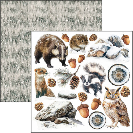 Ciao Bella Forest Tales 6x6 Inch Fussy Cut Pad (24pcs) (CBQE090) Ciao Bella Forest Tales 6x6 Inch Fussy Cut Pad (24pcs) (CBQE090)