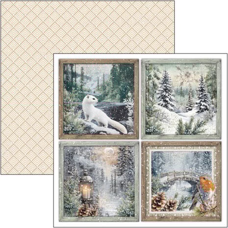 Ciao Bella Forest Tales 8x8 Inch Paper Pad (12pcs) (CBH090) Ciao Bella Forest Tales 8x8 Inch Paper Pad (12pcs) (CBH090)