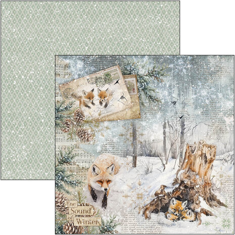 Ciao Bella Forest Tales 8x8 Inch Paper Pad (12pcs) (CBH090) Ciao Bella Forest Tales 8x8 Inch Paper Pad (12pcs) (CBH090)