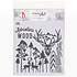 Forest Tales 8x8 Inch Texture Stencil Deers (MS8-026)