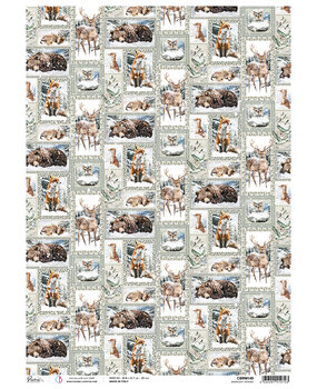 Ciao Bella Forest Tales A3 Rice Paper Snowlight Stories (3pcs) (CBRM149)