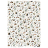 Ciao Bella Forest Tales A3 Rice Paper Snowy Whispers (3pcs) (CBRM151)