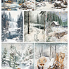 Ciao Bella Forest Tales A3 Rice Paper Winter Landscapes (3pcs) (CBRM150) Ciao Bella Forest Tales A3 Rice Paper Winter Landscapes (3pcs) (CBRM150)